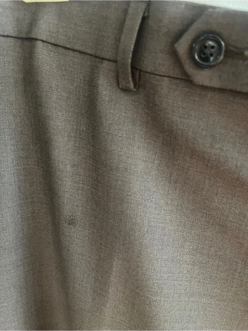 NWT Nautica Dress Pant Performance Mast 100% Wool Flat Front Olive 🫒 Green Sz 44